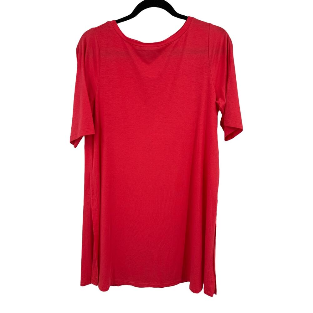 Eileen Fisher top short sleeve tunic size X-Small XS